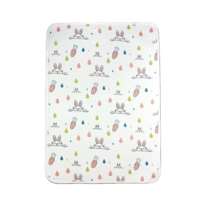 Bao Bei PH Dylan Large Water Absorbent Diaper Changing Bedmat - Bunnies 'n Carrots