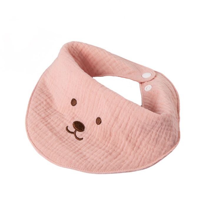 Bao Bei PH Xavier Bandana Bib - Bear Hug, Flamingo