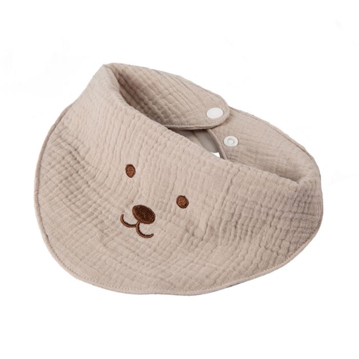 Bao Bei PH Xavier Bandana Bib - Bear Hug, Peanut