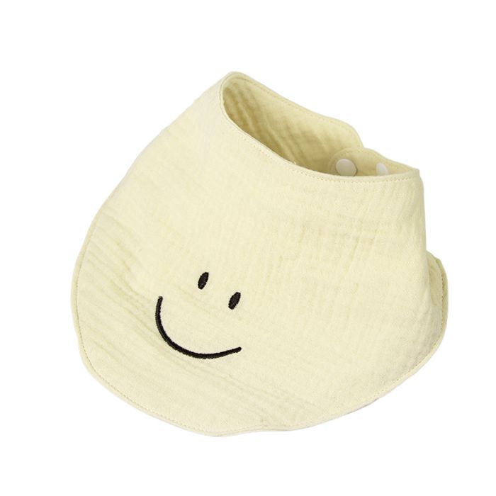 Bao Bei PH Xavier Bandana Bib - Smiley Face, Banana