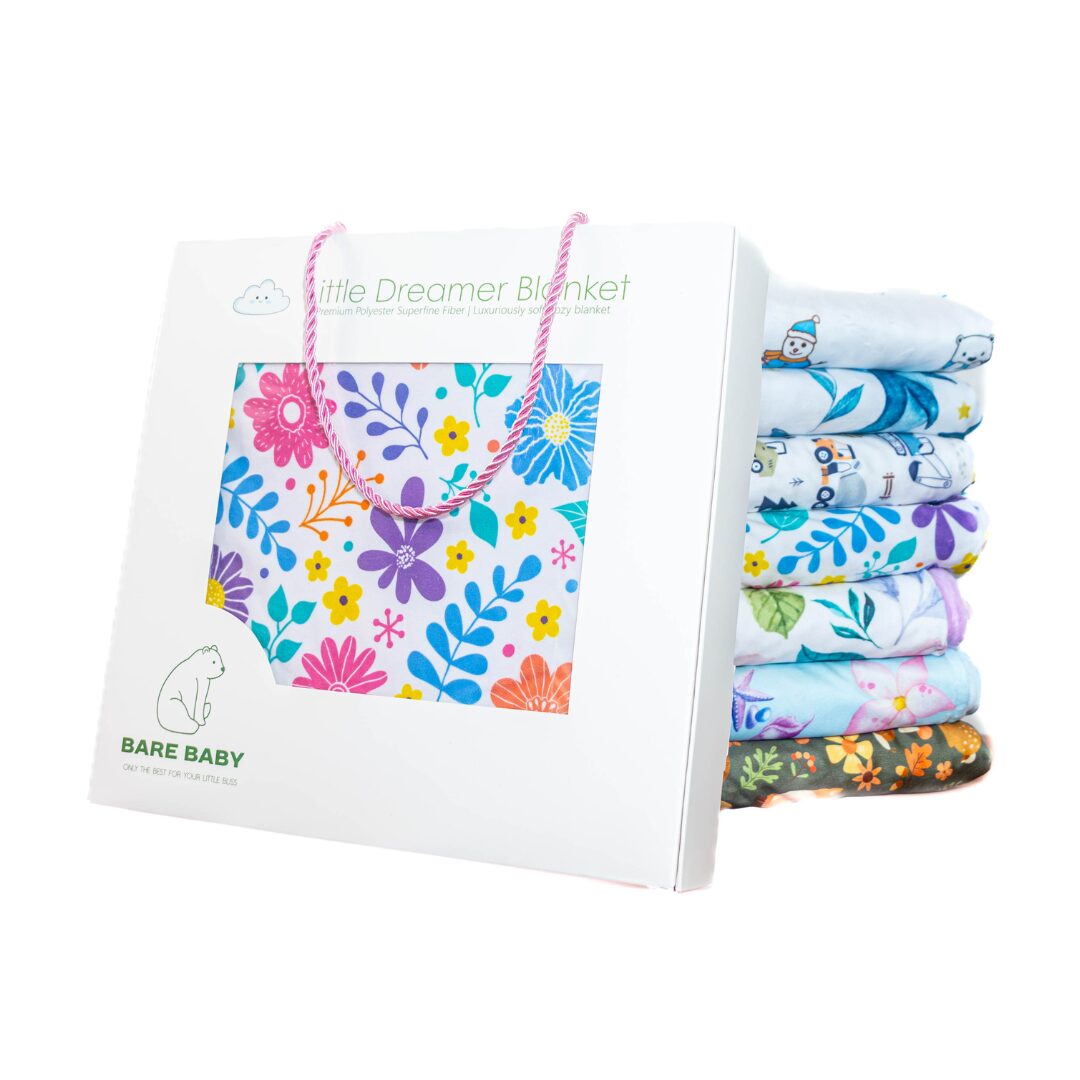 Bare Baby Little Dreamer Blanket - Blush Bloom