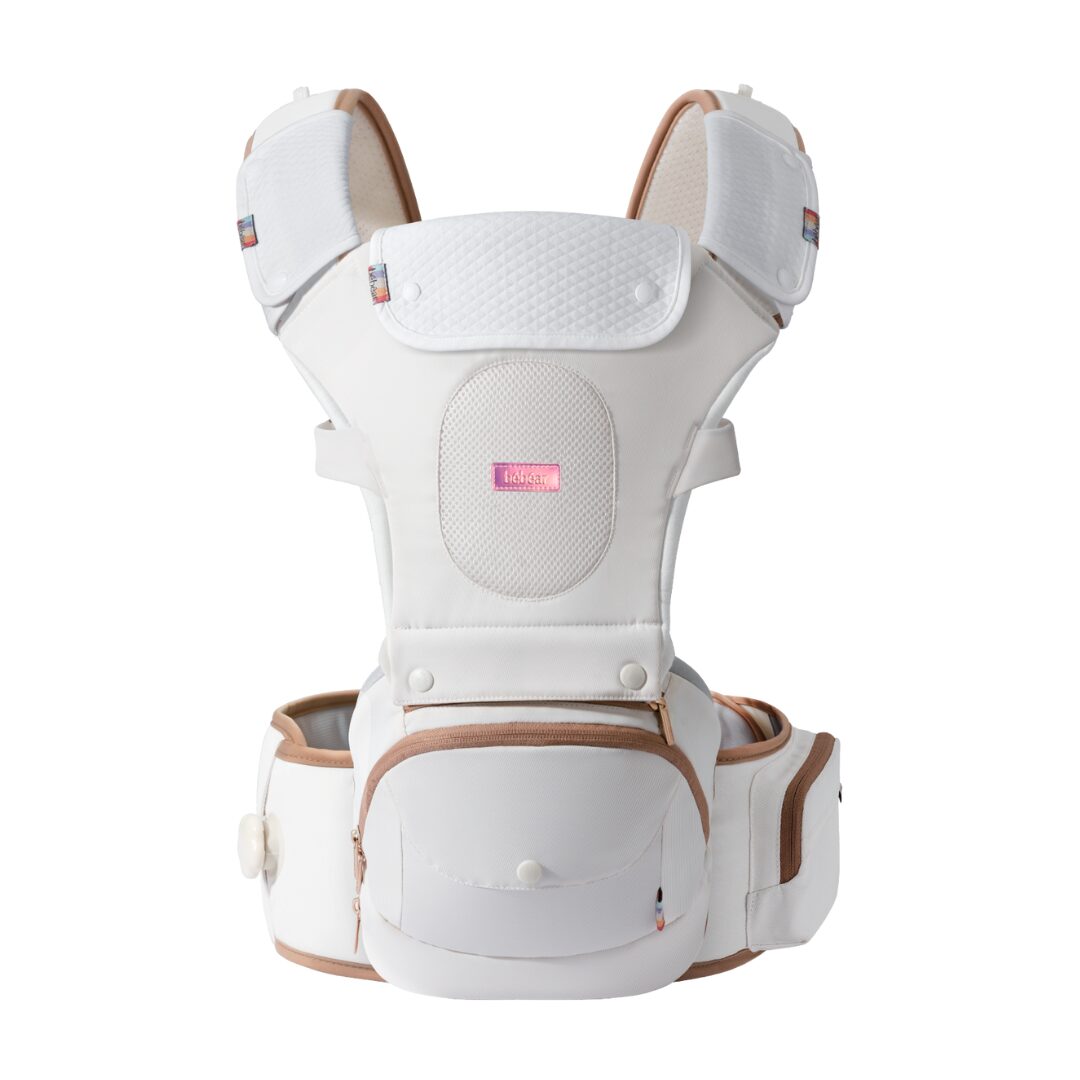 Bébéar aX Aero Pro Foldable Aluminum Hip Seat Carrier - Pearl White