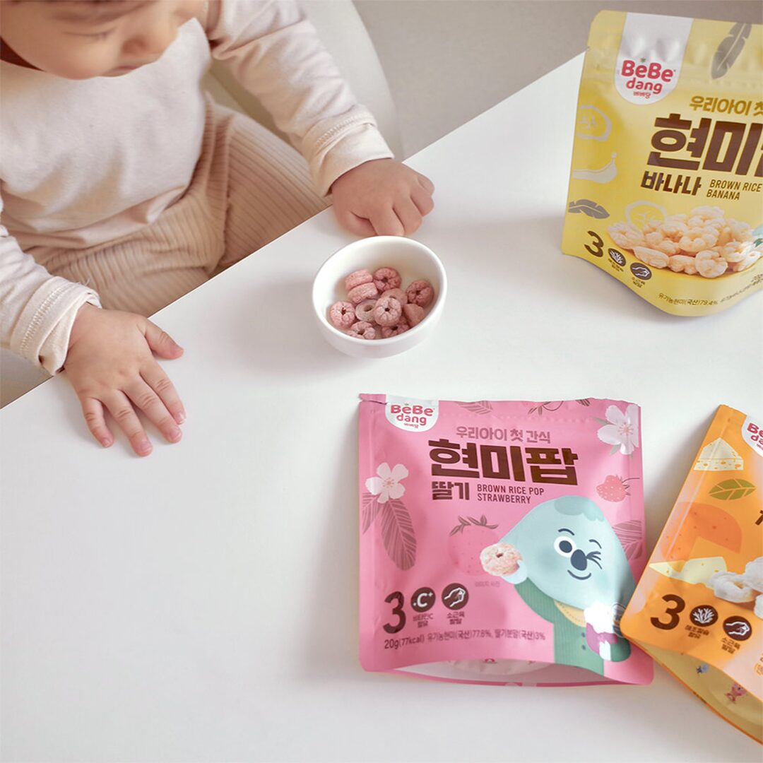 Bebedang Brown Rice Pop - Strawberry