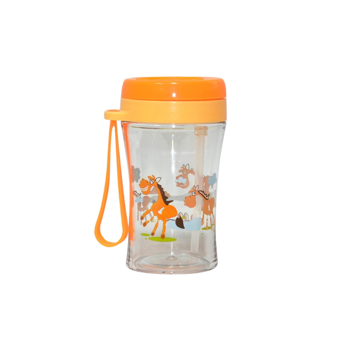 Berz UK Funny Straw Bottle - Orange