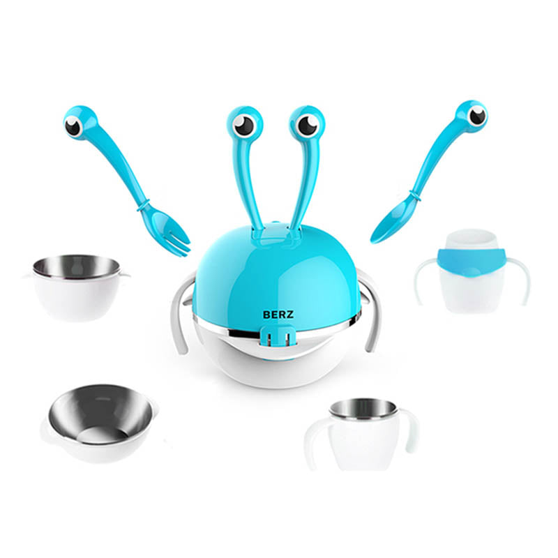 Berz UK Rainbow Crab Dinnerware - Green