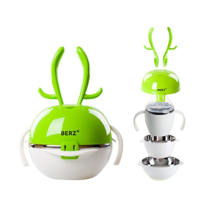 Berz UK Rainbow Deer Dinnerware - Green