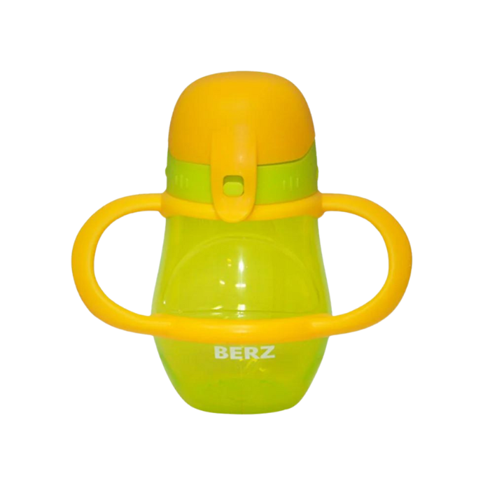 Berz UK Straw Water Bottle - Orange