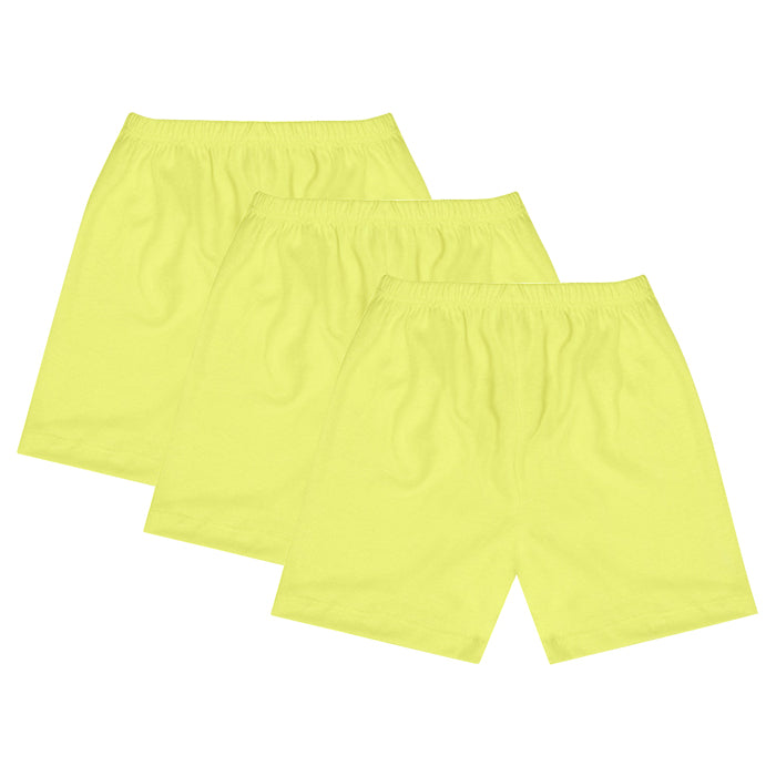 BestCare Colored Baby Shorts (3 Pieces) - Buttercup Yellow