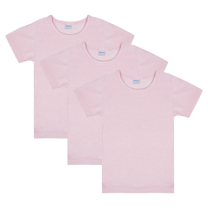 BestCare Colored Infant T-Shirt (3 Pieces) - Sweet Pink