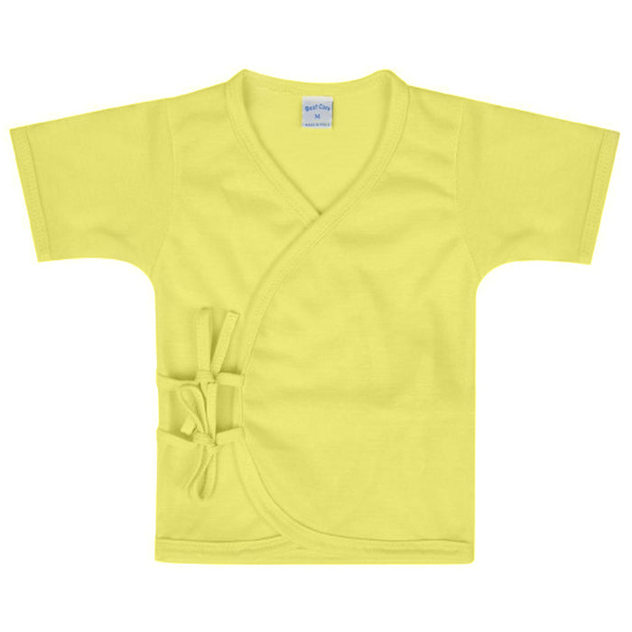 BestCare Colored Short Sleeve Tie-side (3 Pieces) - Buttercup Yellow