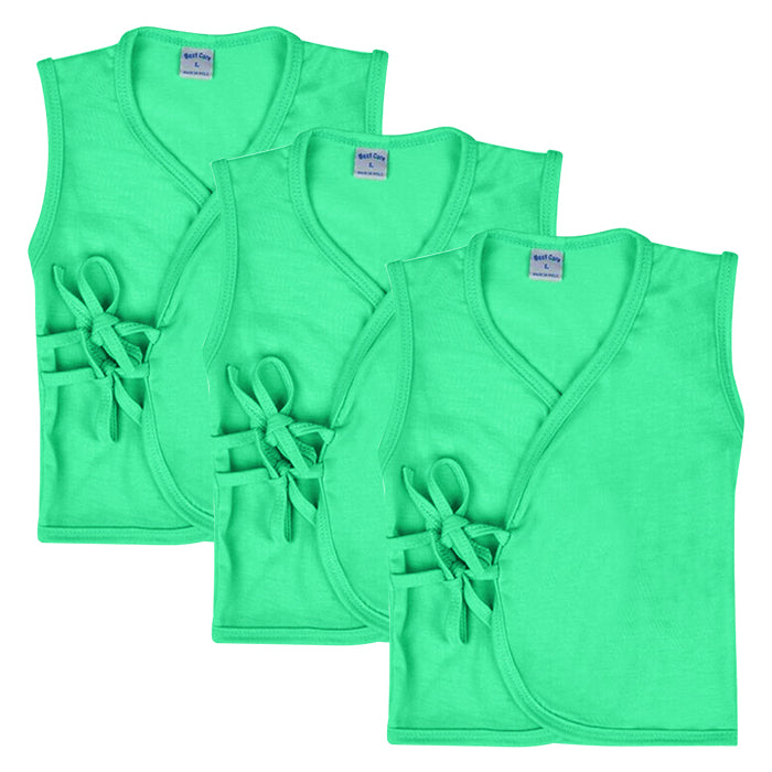 BestCare Colored Sleeveless Tie-side (3 Pieces) - Mint