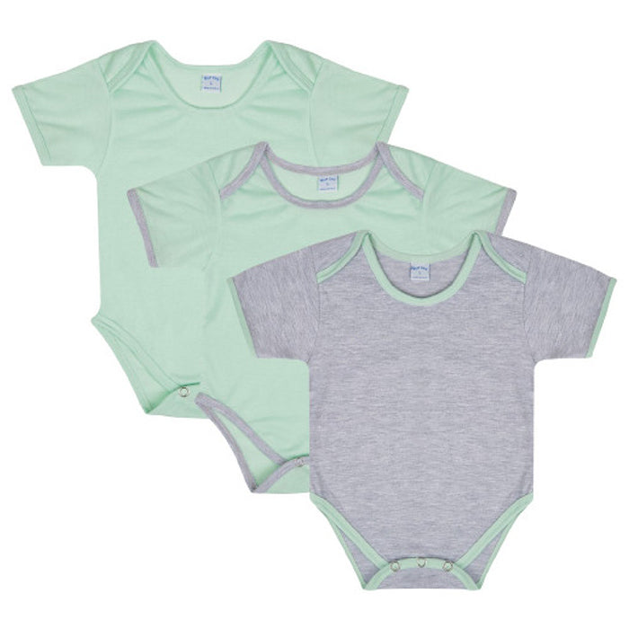 BestCare Daily Onesie (3 Pieces) - Green + Gray