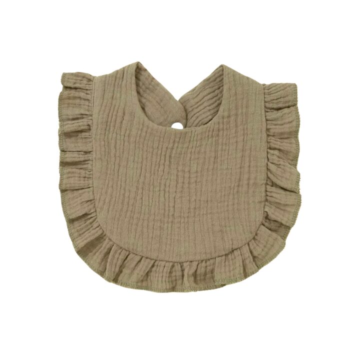 Blooming Wisdom Bea Bib - Army Green