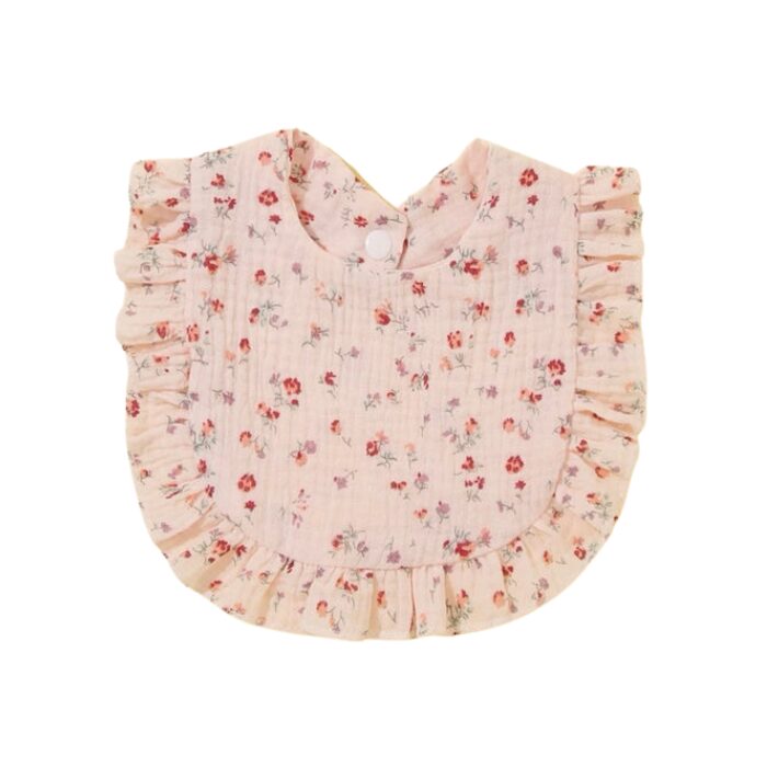Blooming Wisdom Bea Bib - Floral Pink