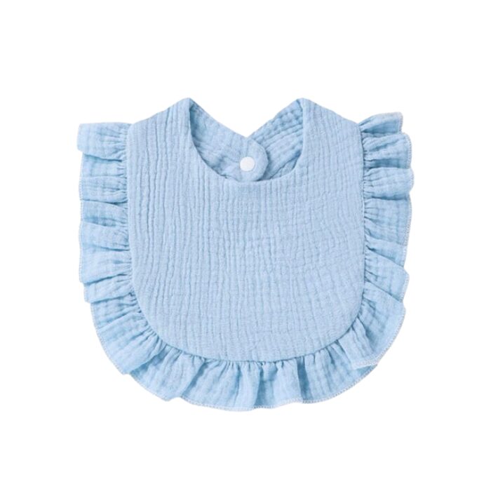 Blooming Wisdom Bea Bib - Light Blue