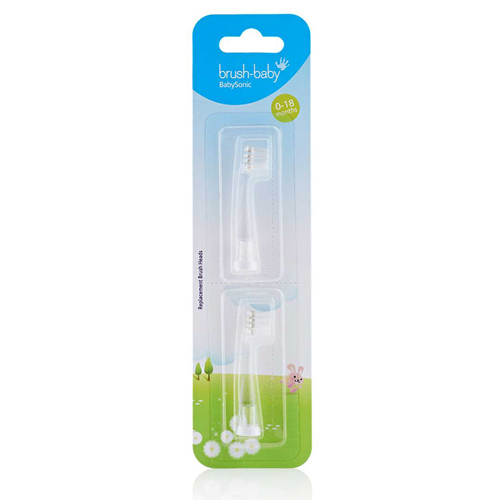 Brush-Baby BabySonic Replacement Heads 0-18M (2 PACK)