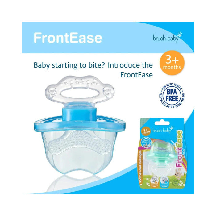 Brush-Baby Front Ease Teether - Blue