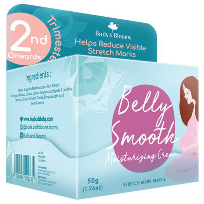 Buds and Bloom Belly Smooth Moisturizing Cream 50g