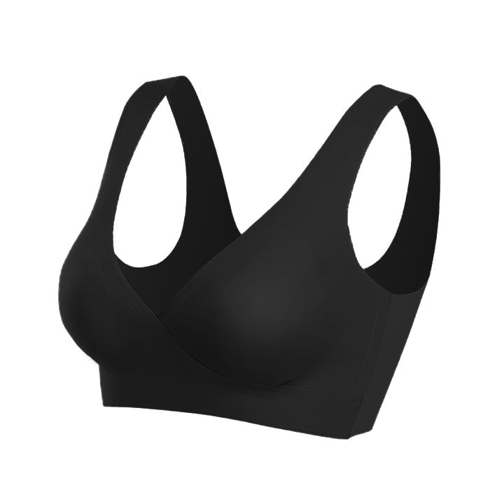 By Cade Air Crossover Nursing/Maternity Bra - Black