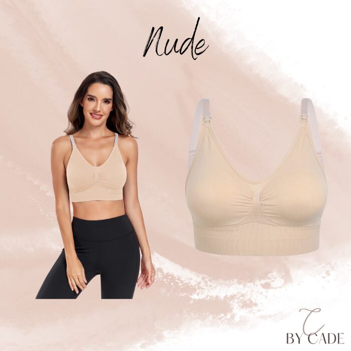 By Cade Easy Sports Nursing/ Maternity Bra - Nude