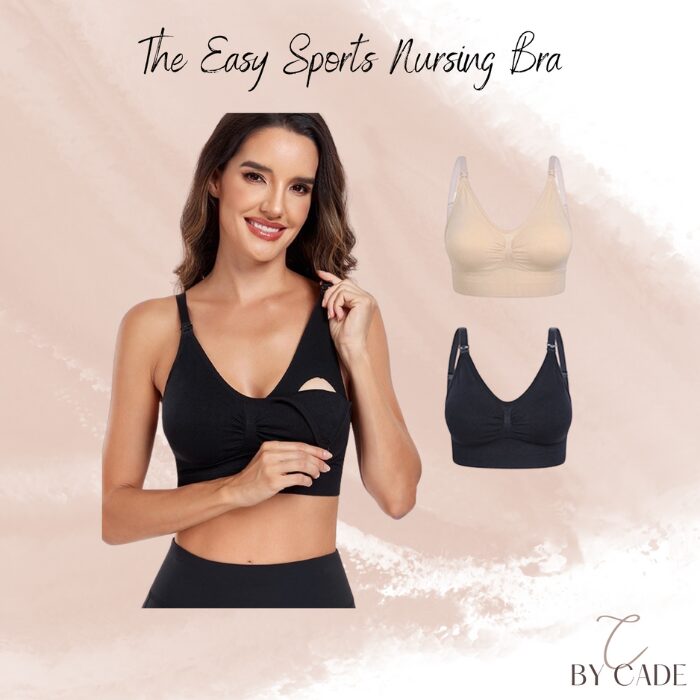 By Cade Easy Sports Nursing/ Maternity Bra - Nude
