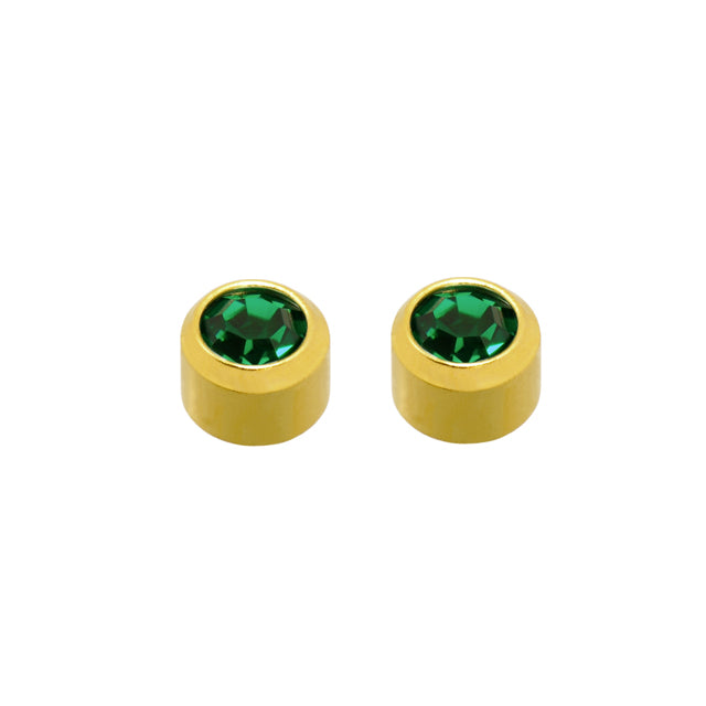Caflon Sterile Earrings May Emerald