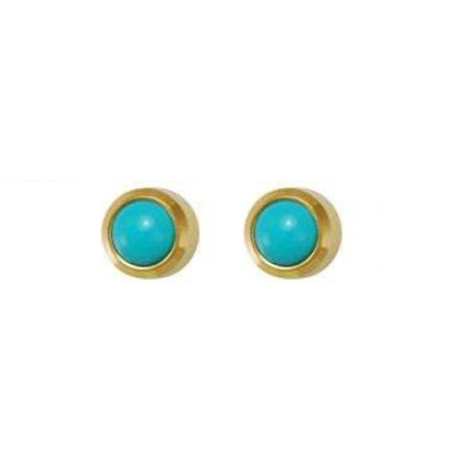 Caflon Sterile Earrings Turquoise Pearl