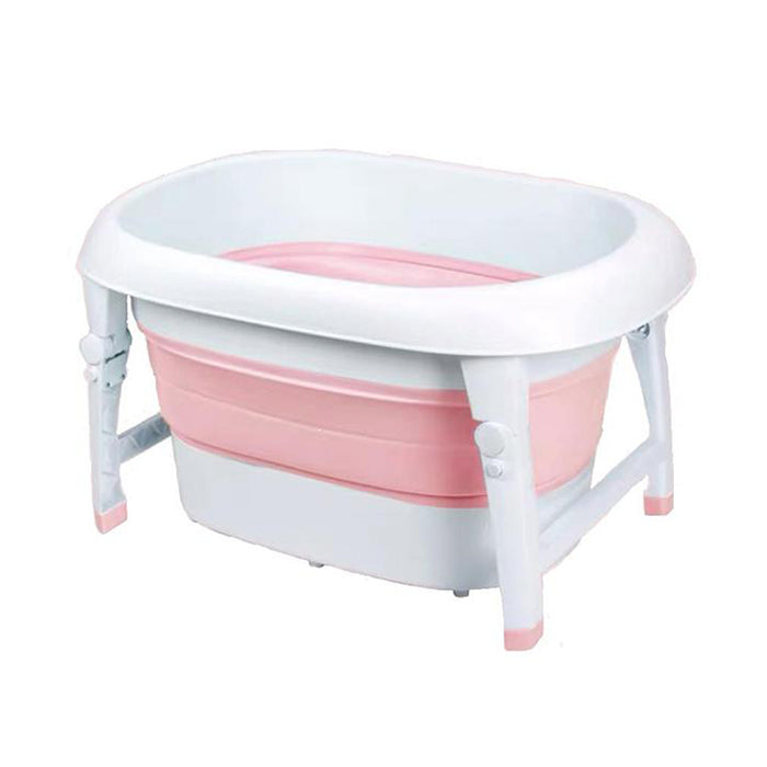 Knicknacks Collapsible Wash and Play Tub - Pink