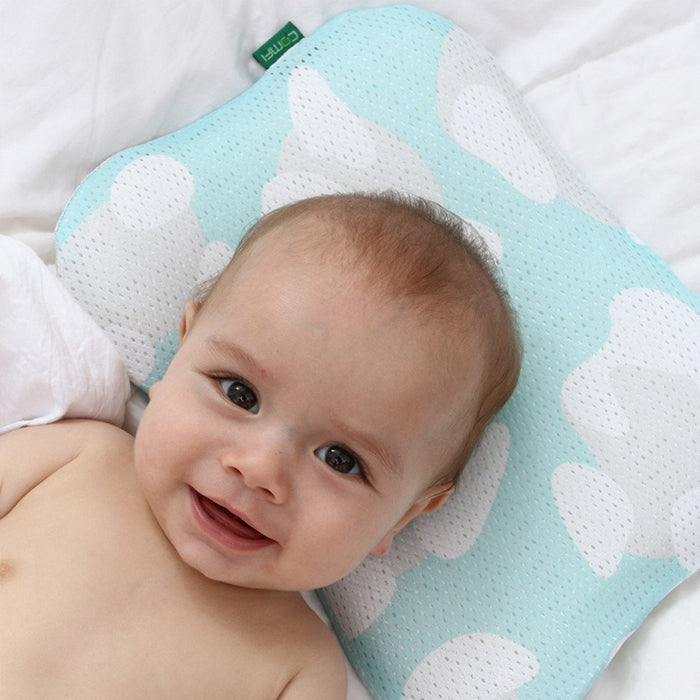 Comfi Breathable Baby Pillow - Leopard Green