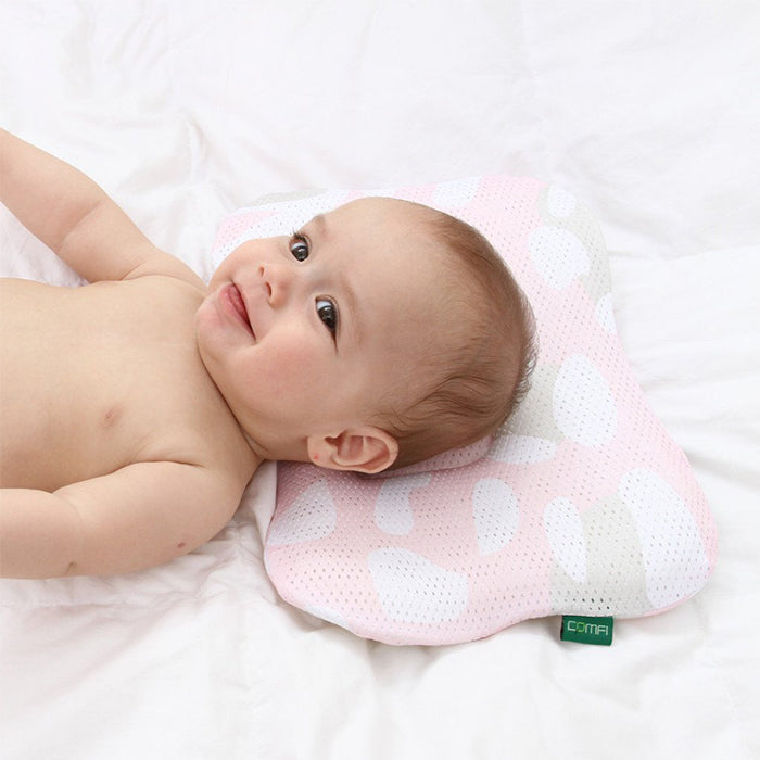 Comfi Breathable Baby Pillow - Leopard Pink