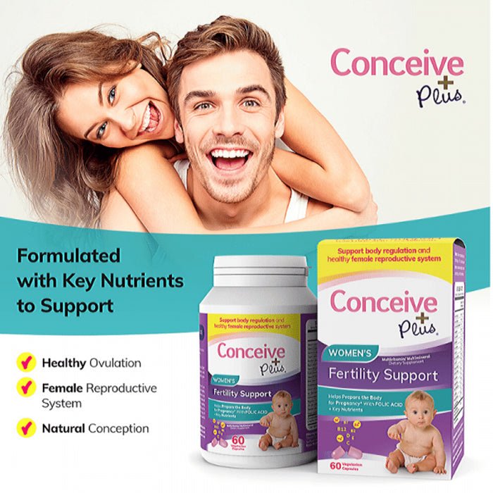 Conceive Plus Women's Fertility Support 60 Vegetarian Capsules