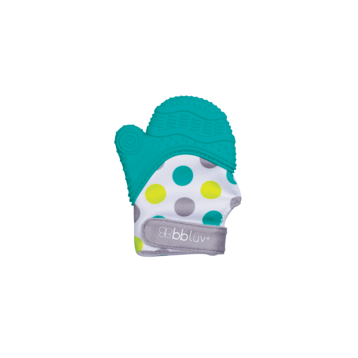 BBLUV Gluv Teething Mitten - Aqua