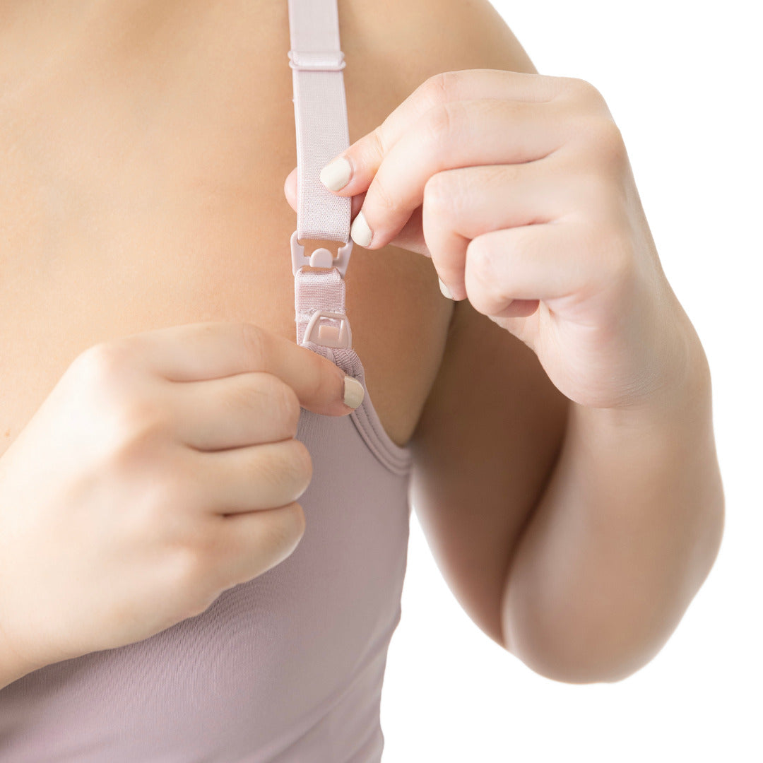 Elation Nursing and Hands-free Pumping Cami - Blush