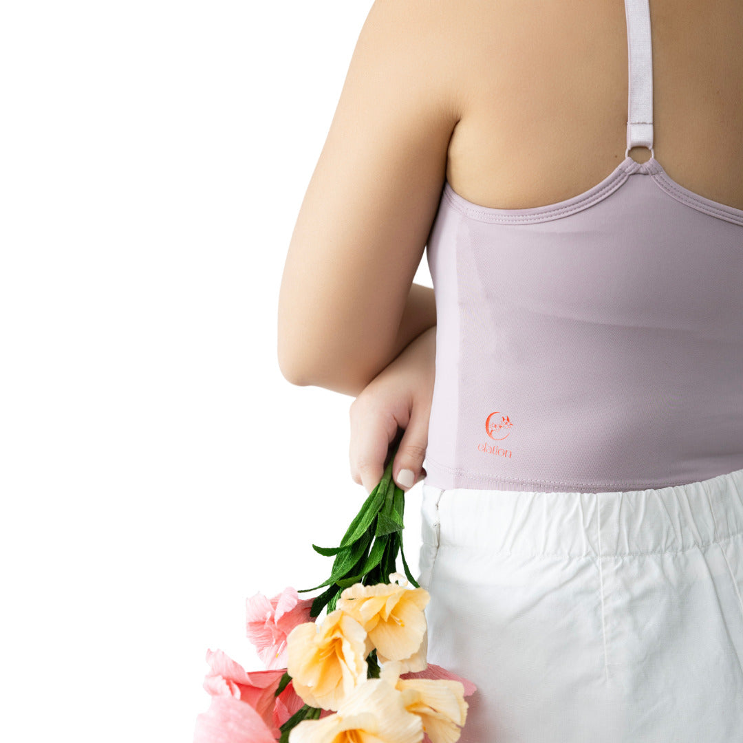 Elation Nursing and Hands-free Pumping Cami - Blush