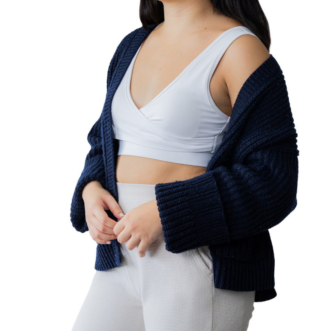 Elation Nursing and Hands-free Pumping Bra - Ivory