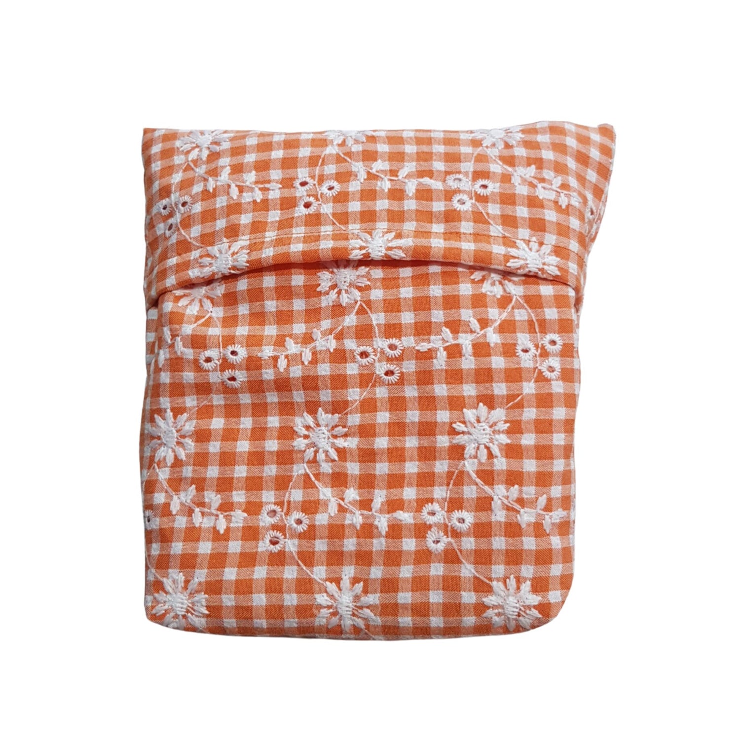 Sew Childhood Apron Style Nursing Cover Seersucker Eyelet Floral Gingham - Sunkissed