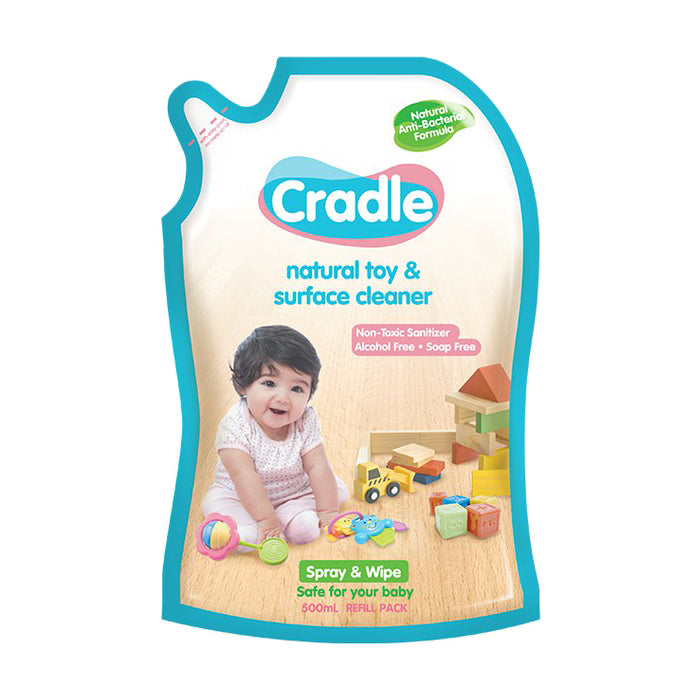 Cradle Natural Toy and Surface Cleaner Refill Pack - 500ml