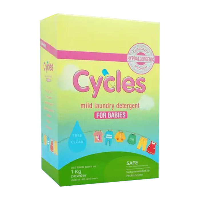 Cycles Mild Laundry Detergent Powder (for Babies) 1kg