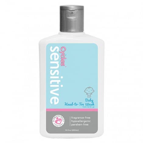 Cycles Sensitive Baby Head to Toe Wash 250ml