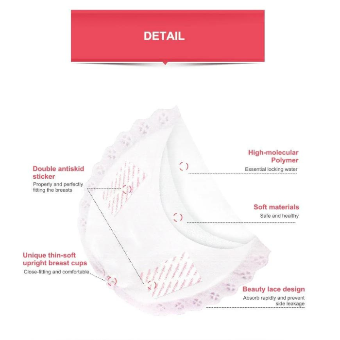 Littlegreen Disposable Breast Pads 30's