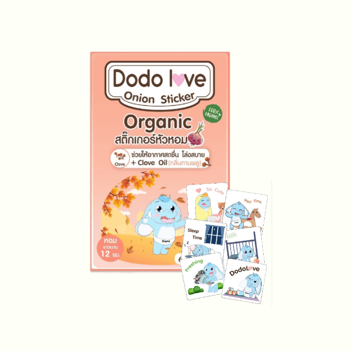 Dodolove Onion Sticker - Anti-Pollution + Clove Oil
