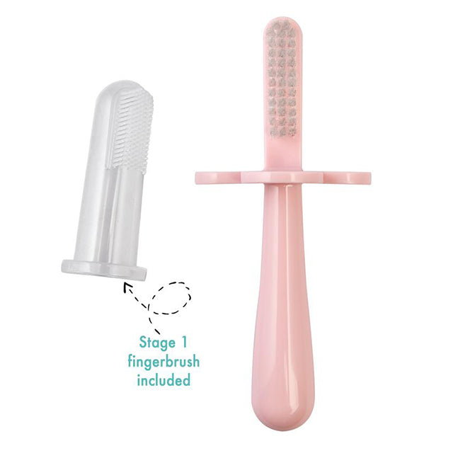 Grabease Double Sided Baby Toothbrush - Pink