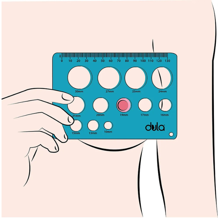Dula Silicone Nipple Ruler for Breast Pump or flange insert