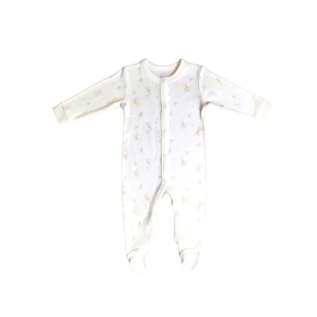 Yoji Baby 5-Piece Baby Clothes Gift Set - Flowers and Rabbits