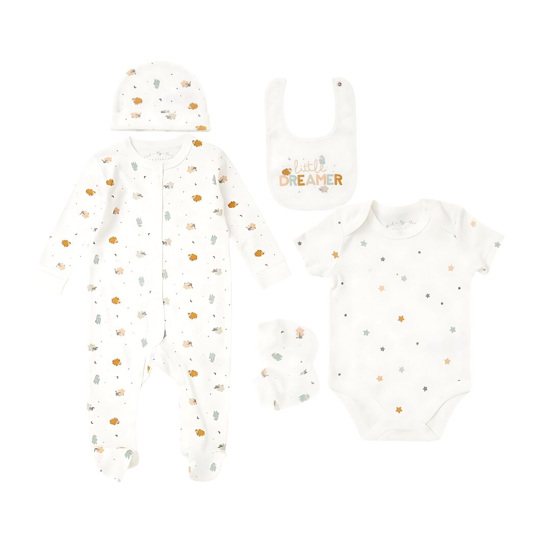 Yoji Baby 5-Piece Baby Clothes Gift Set - Little Dreamer