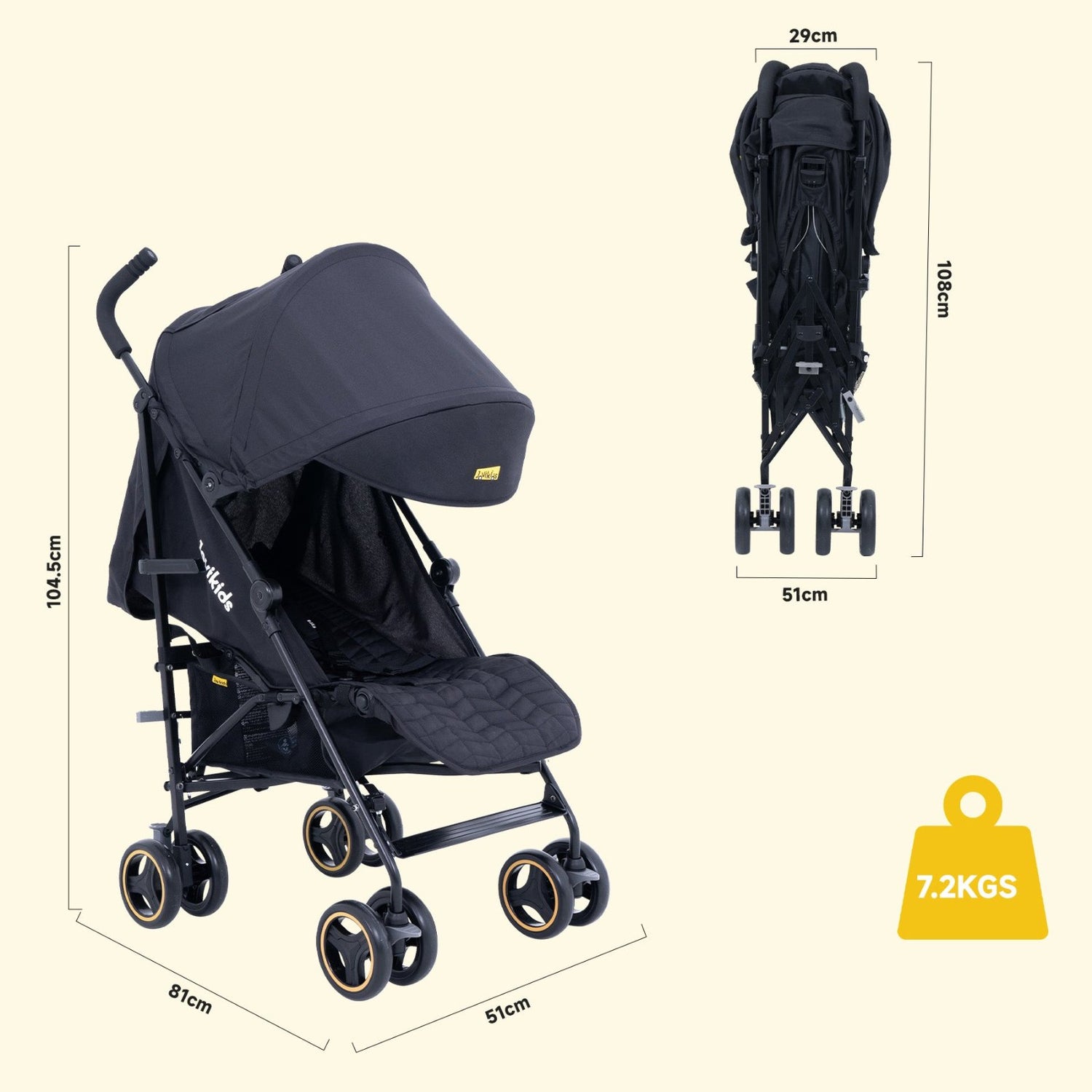 Jovikids Ezra Pram Stroller