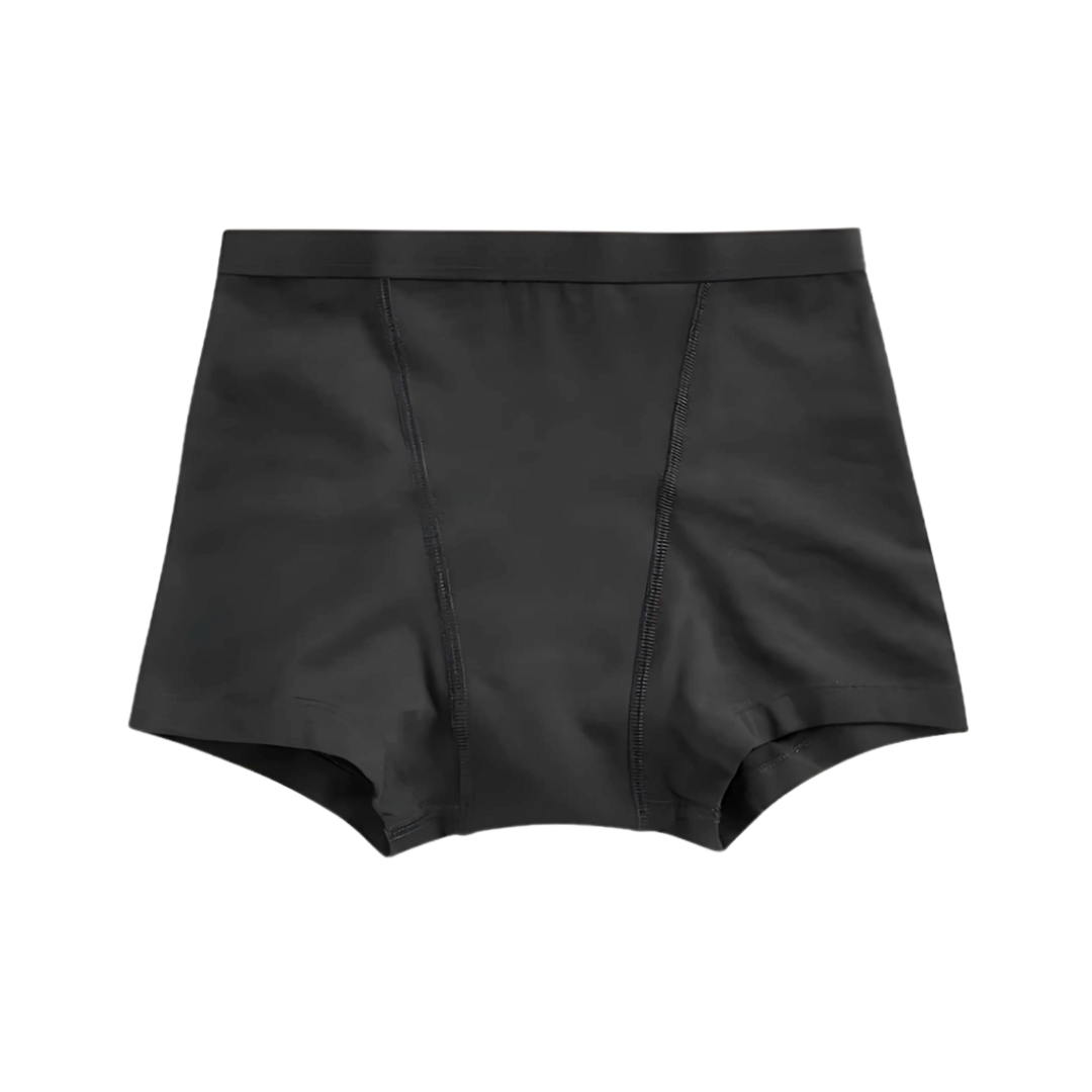 Ecoflo Sustainable Leak Proof Underwear Flow Super MaxSecure Boyshorts - Black