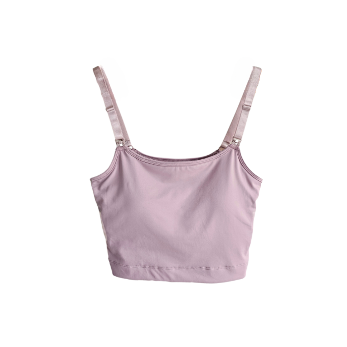 Elation Nursing and Hands-free Pumping Cami - Blush