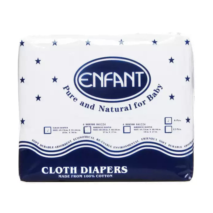 Enfant Gauze Cloth Diaper 18" x 36"