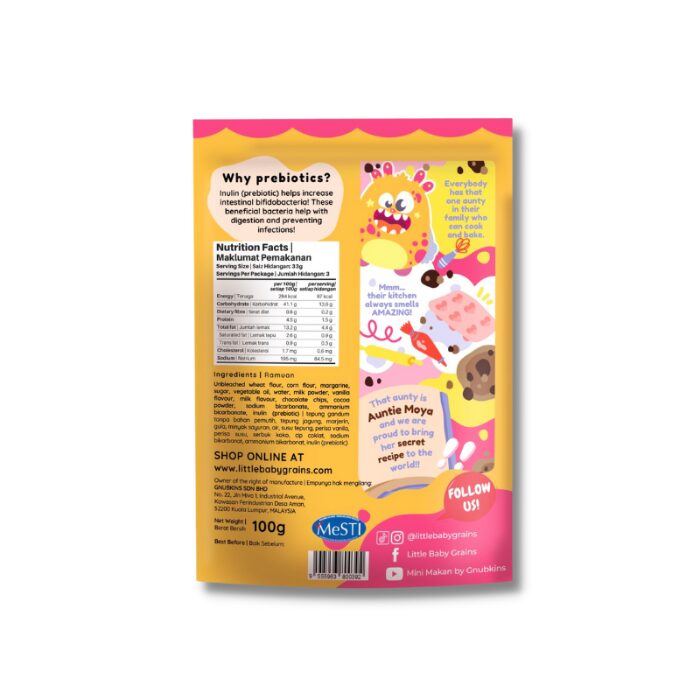 Gnubkins Double Choco Chip Animal Cookies with Prebiotics